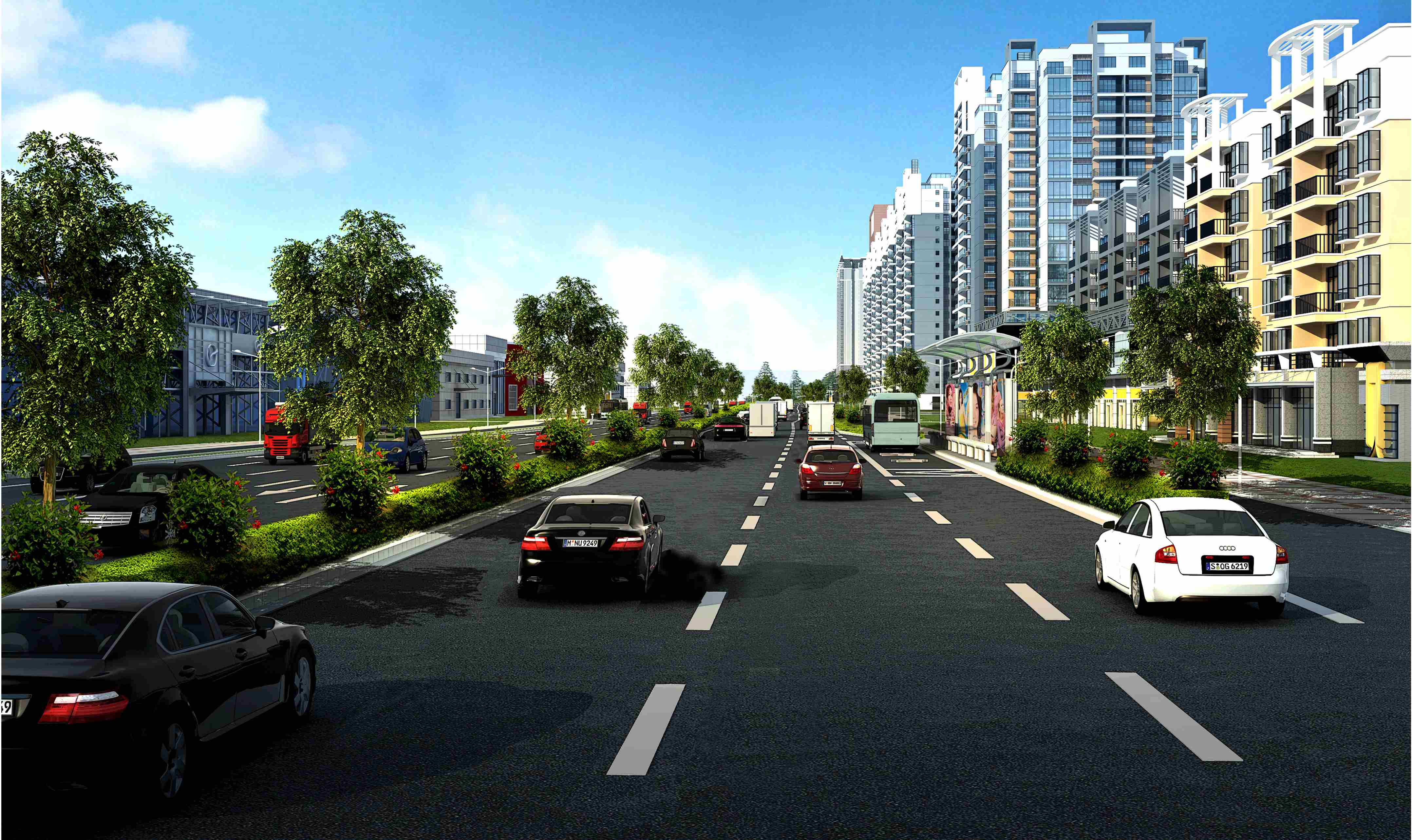 3、南寧市金橋農(nóng)產(chǎn)品批發(fā)市場周邊市政1號道路工程_副本.jpg